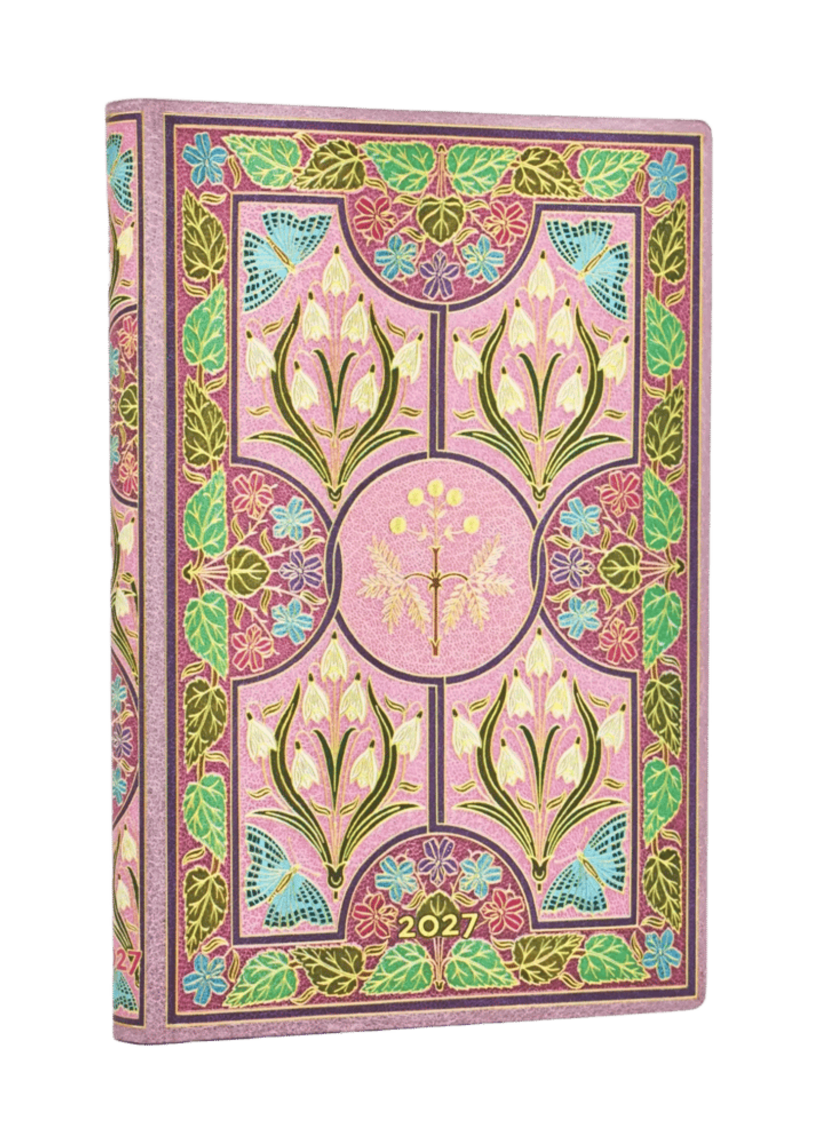Paperblanks Agenda 2027 Mini Week/2pag. Horizontaal - Mimosa