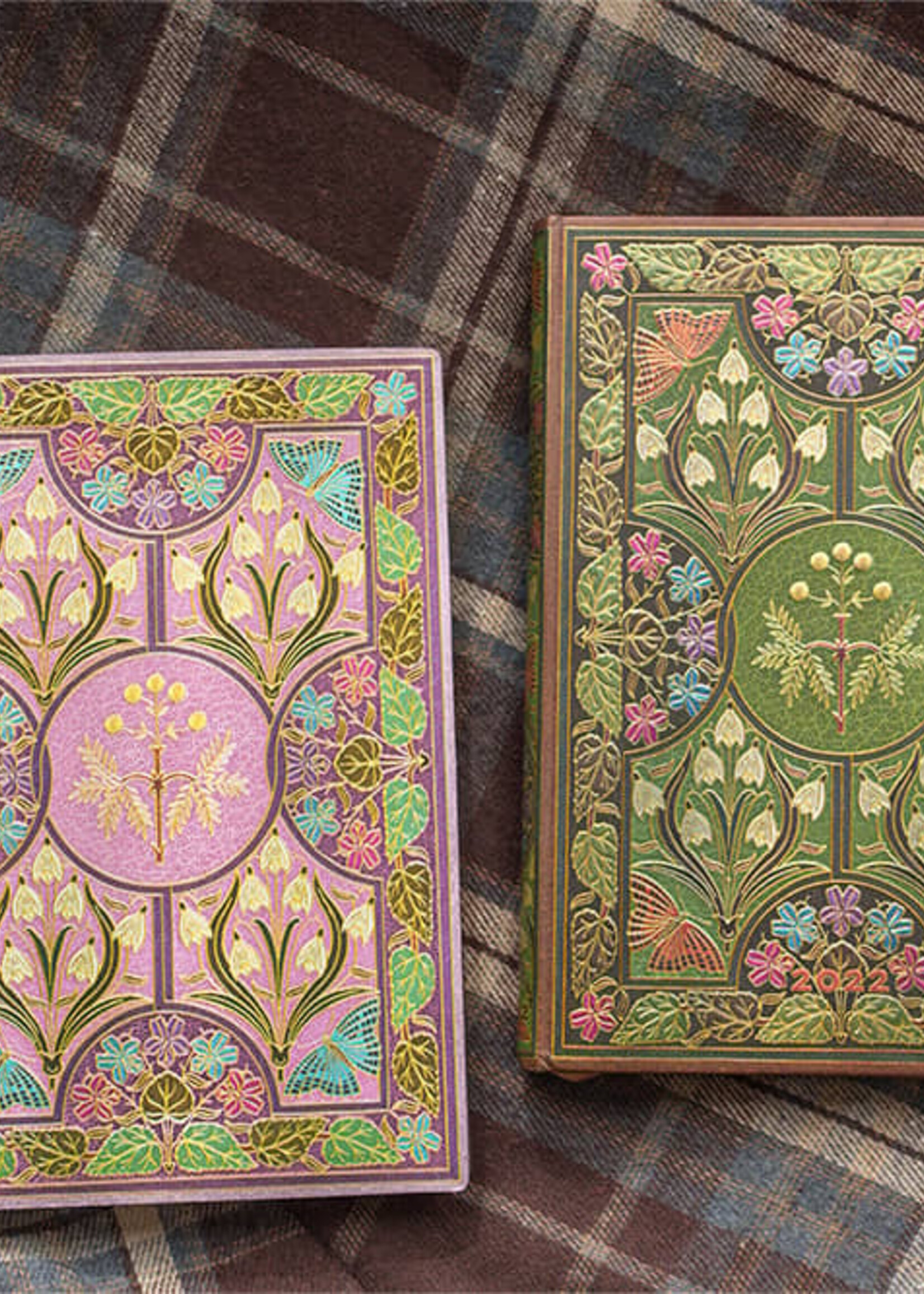 Paperblanks Agenda 2027 Mini Week/2pag. Horizontaal - Mimosa