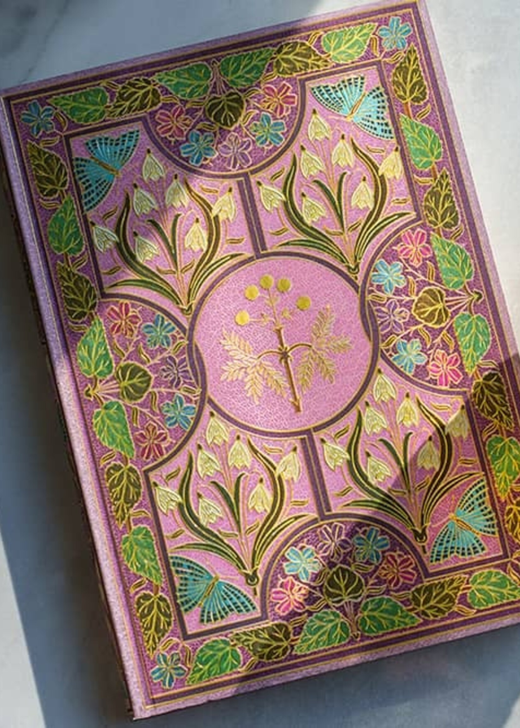 Paperblanks Agenda 2027 Mini Week/2pag. Horizontaal - Mimosa