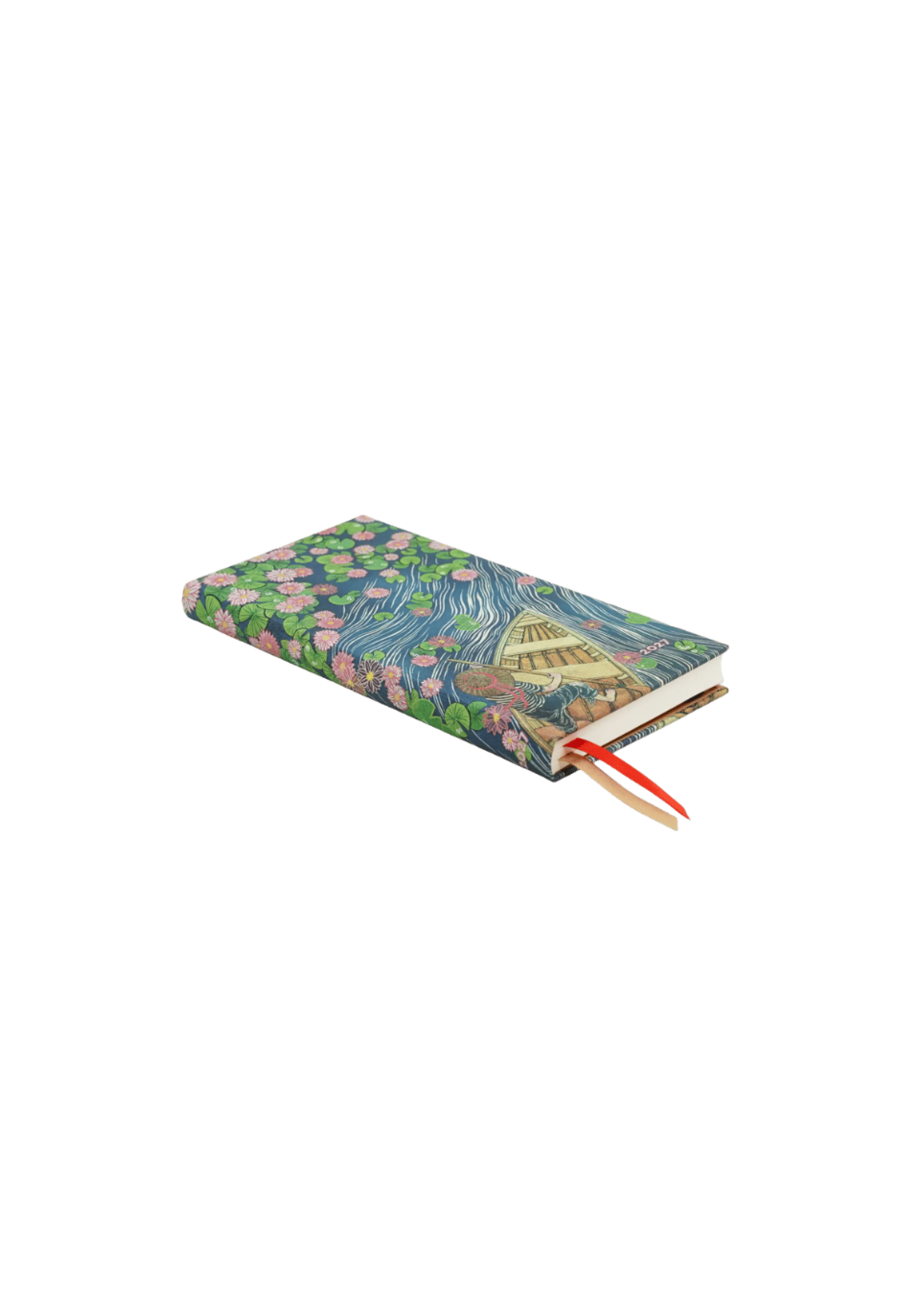 Paperblanks Agenda 2027 Slim Week/2pag. Horizontaal - Lotus River