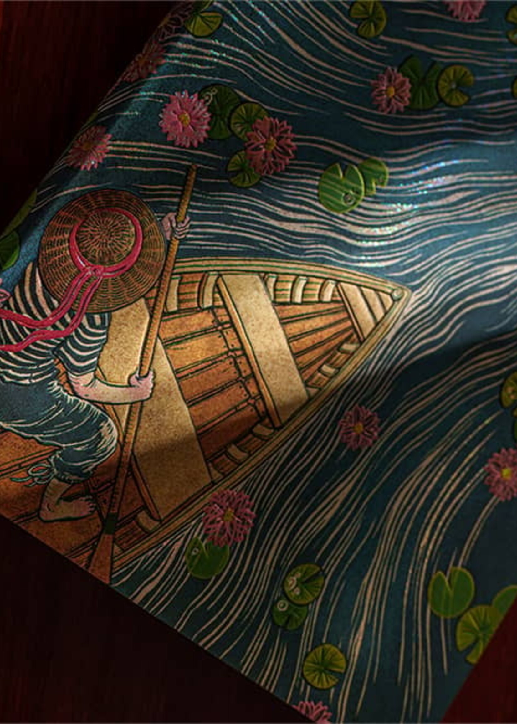 Paperblanks Agenda 2027 Slim Week/2pag. Horizontaal - Lotus River