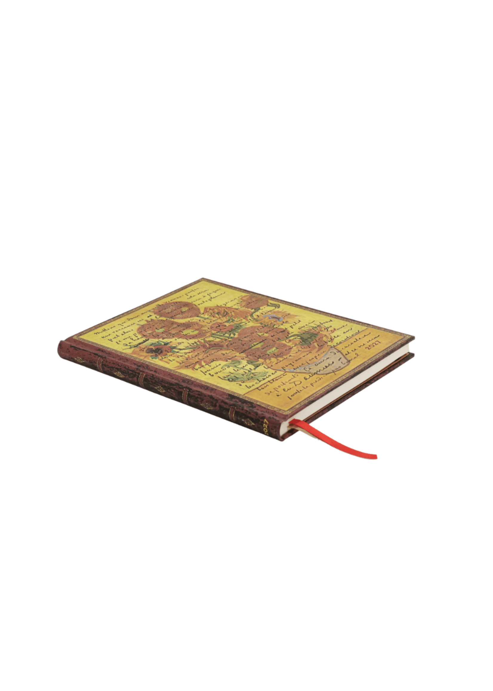 Paperblanks Agenda 2027 Ultra Week/2pag. Verticaal - Van Gogh Sunflowers