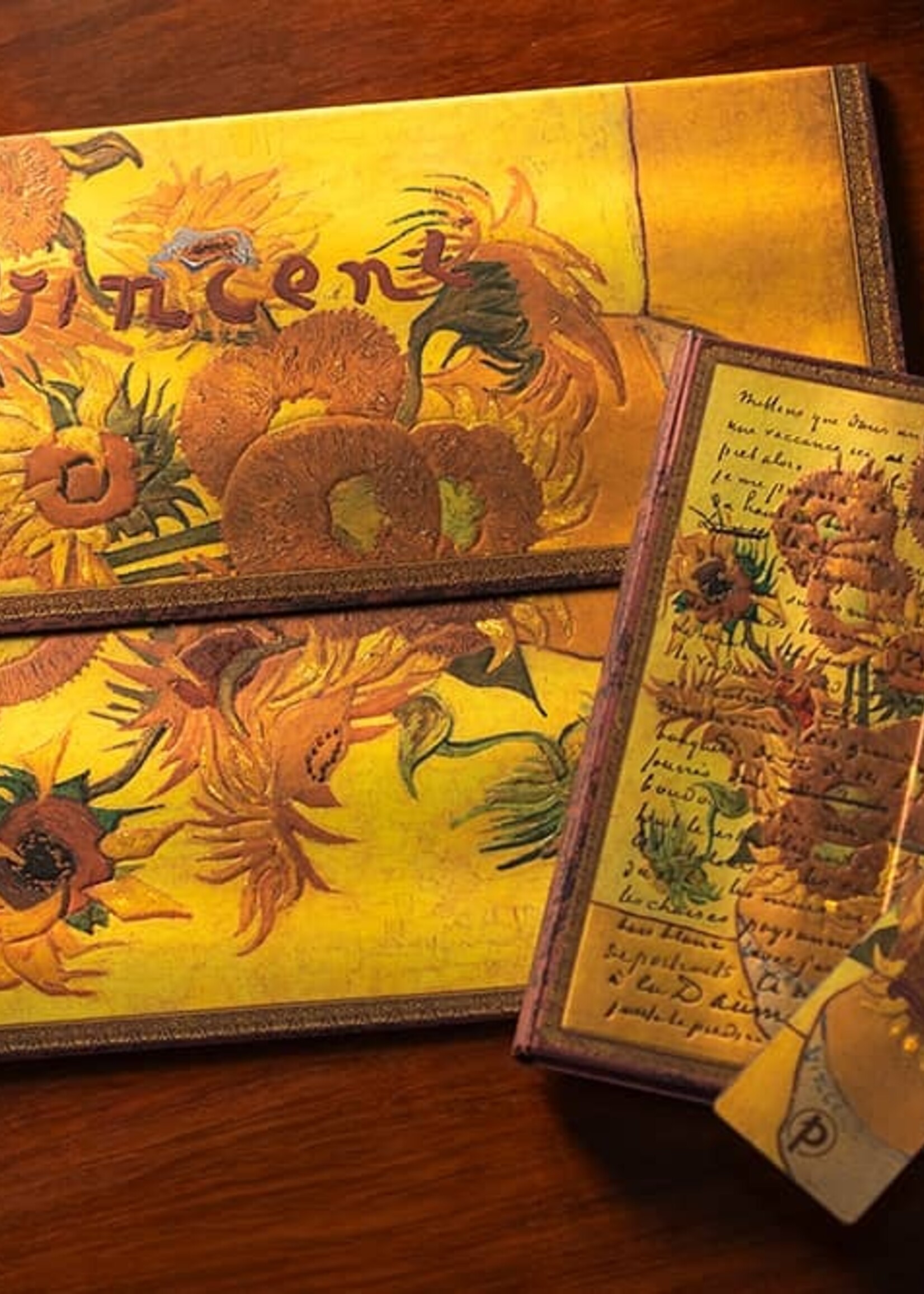 Paperblanks Agenda 2027 Ultra Week/2pag. Verticaal - Van Gogh Sunflowers