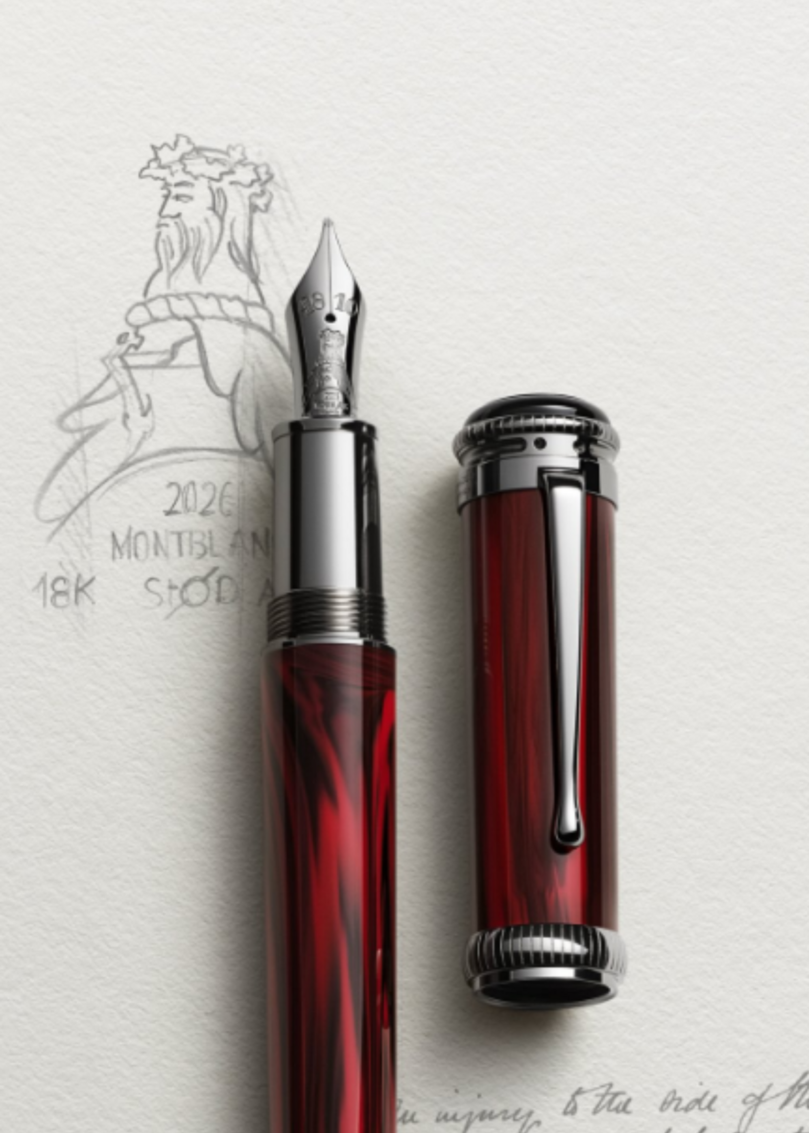 Montblanc Writers Edition Homage to Bram Stoker Special Edition Vulpen Medium