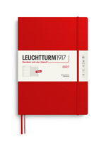 Leuchtturm1917 Agenda 2027 Master Hard Cover Weekly/Note Cherry