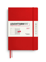 Leuchtturm1917 Agenda 2027 Composition Hard Cover Weekly/Note Cherry
