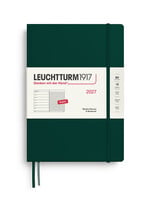 Leuchtturm1917 Agenda 2027 Composition B5 Hard  Cover Weekly/Note Forest Green