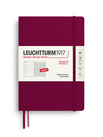 Leuchtturm1917 Agenda 2027 Medium Soft Cover Weekly/Note Port Red