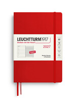 Leuchtturm1917 Agenda 2027 Medium Soft Cover Weekly/Note Cherry