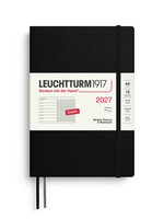 Leuchtturm1917 Agenda 2027 Medium Soft Cover Weekly/Note Black