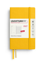Leuchtturm1917 Agenda 2027 Pocket Soft Cover Weekly/Note Sunflower