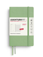 Leuchtturm1917 Agenda 2027 Pocket Soft Cover Weekly/Note Sage