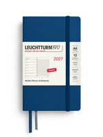 Leuchtturm1917 Agenda 2027 Pocket Soft Cover Weekly/Note Indigo
