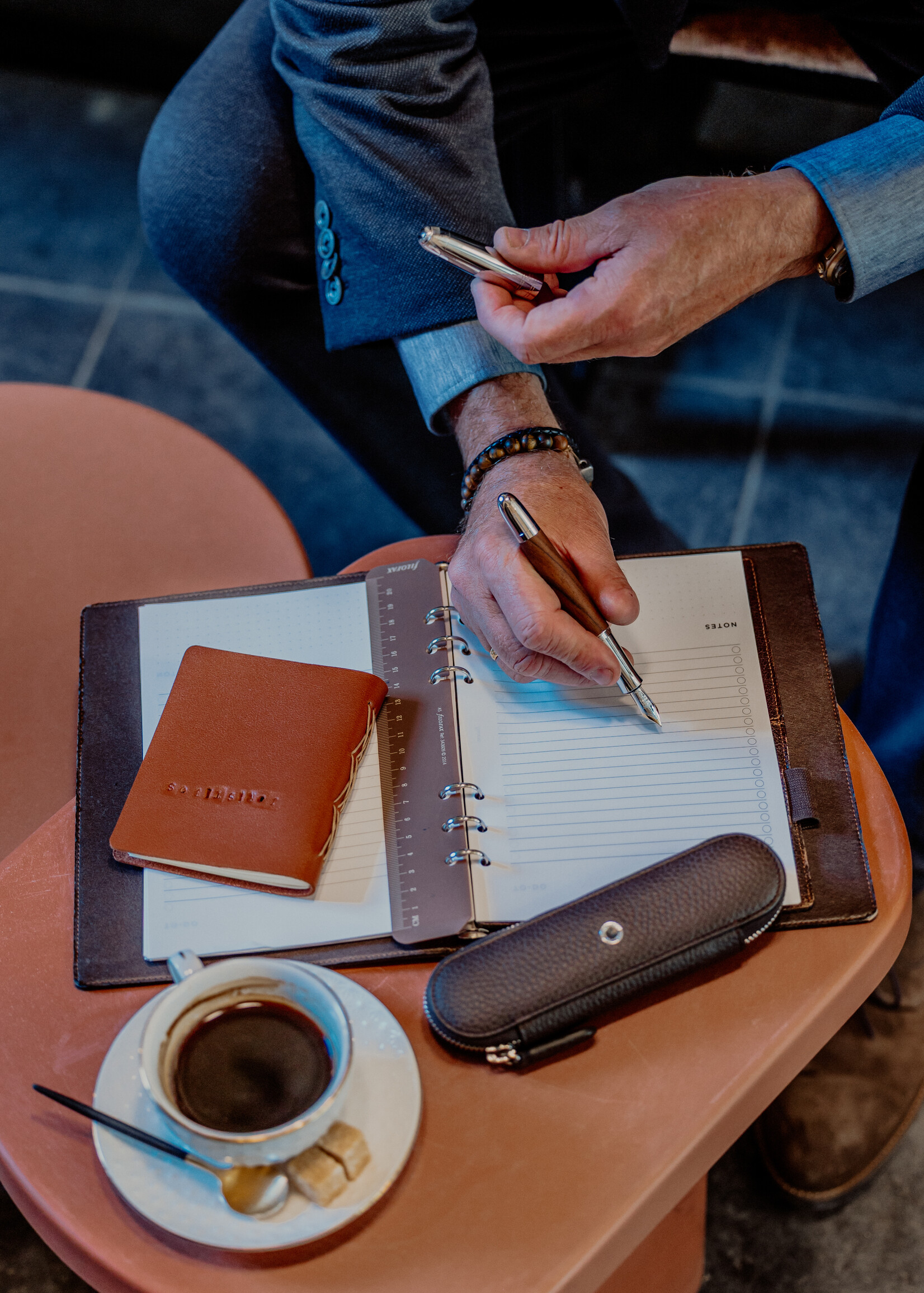 Graf von Faber-Castell Pen Etui /2 Dark Brown