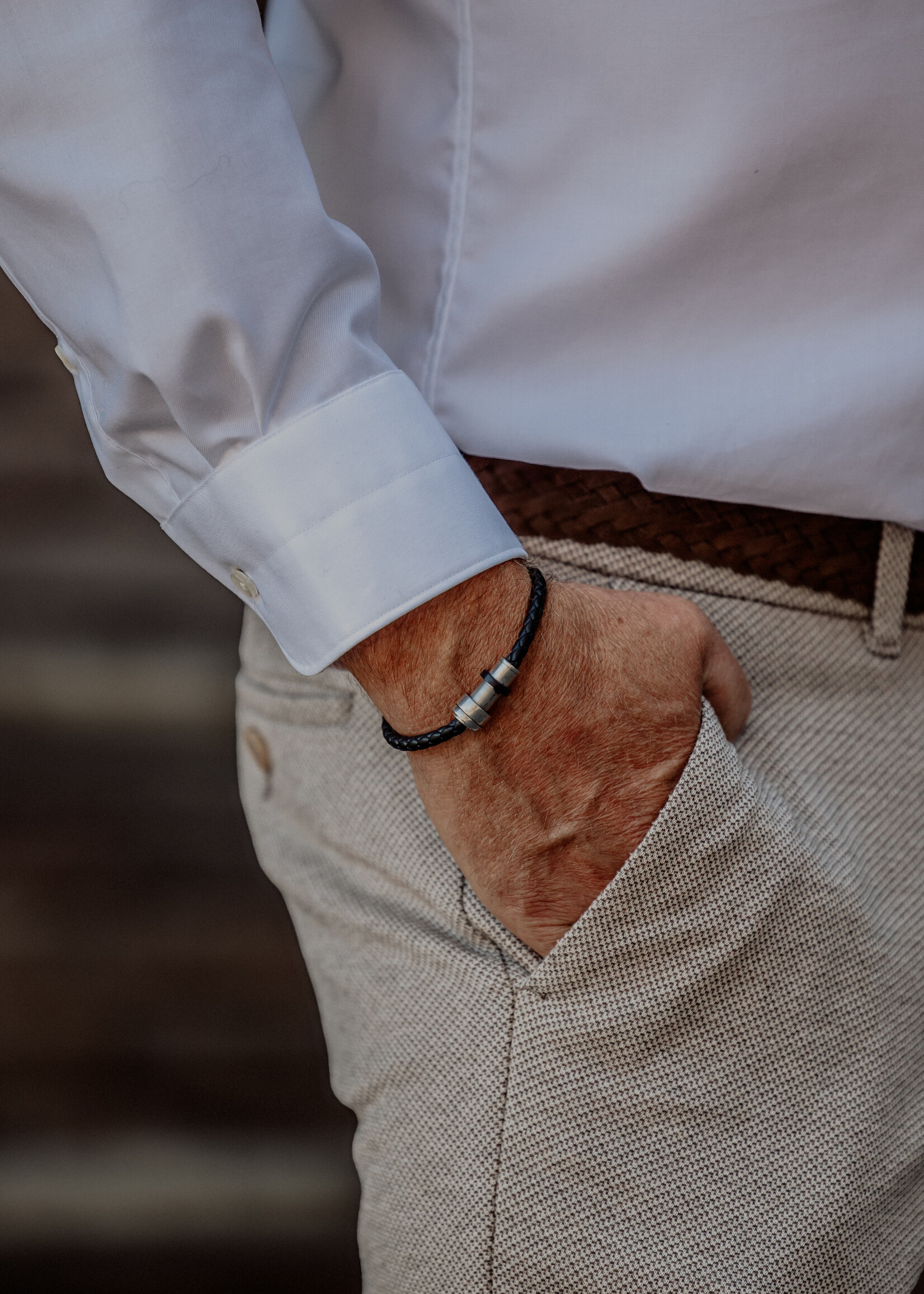 Montblanc Armband Ice Sea Blue 1858 /63