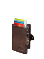 Tony Perotti Cardprotector Mini Wallet Dark Brown
