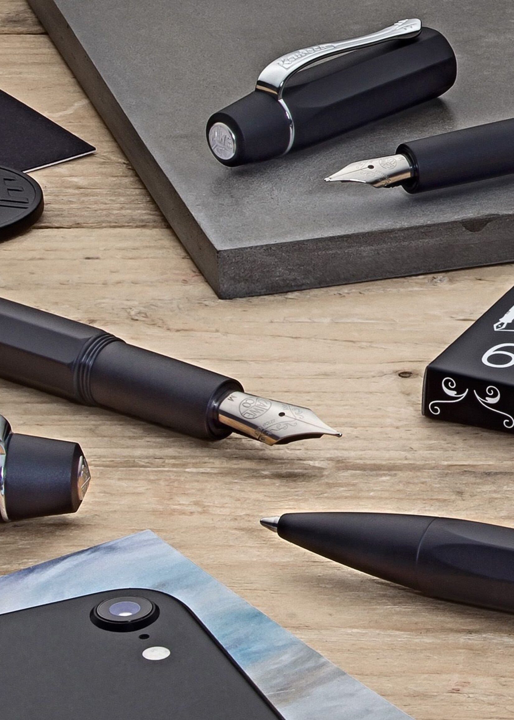 Kaweco Original 250 Black/Chrome Vulpen Medium