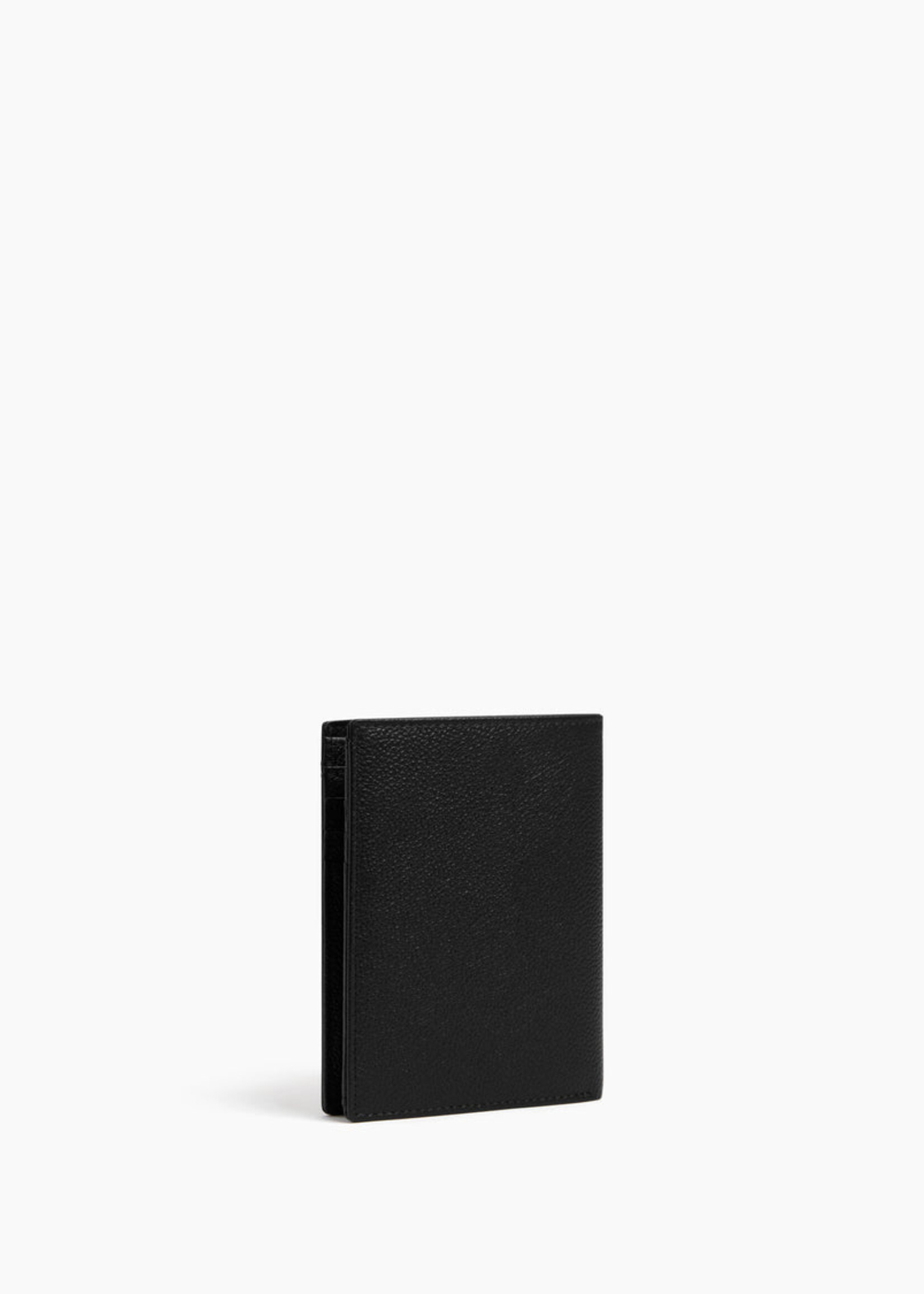Le Tanneur Portefeuille Homme 8cc + zip Grain Black