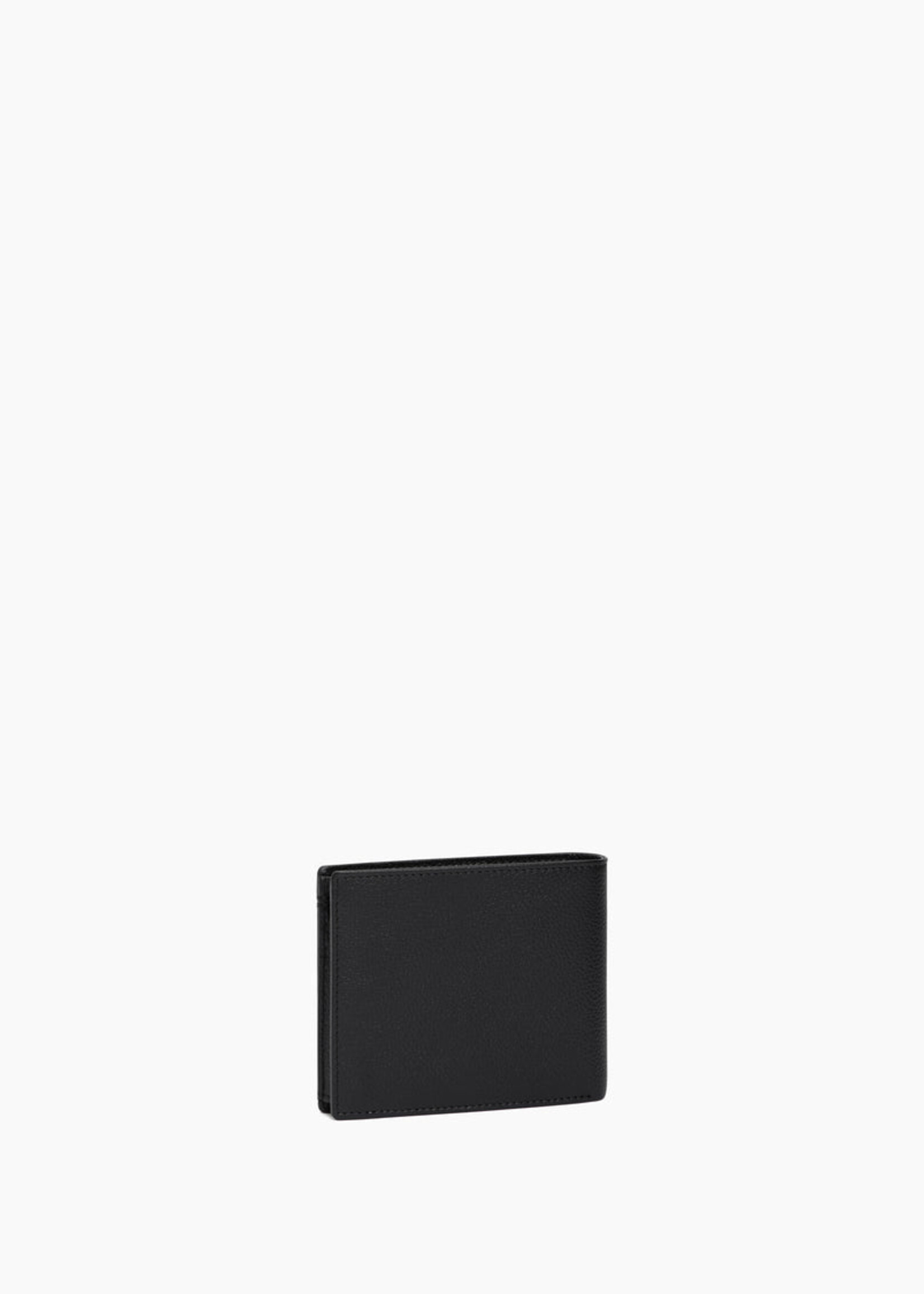 Le Tanneur Portefeuille Homme 10cc + zip Grain Black