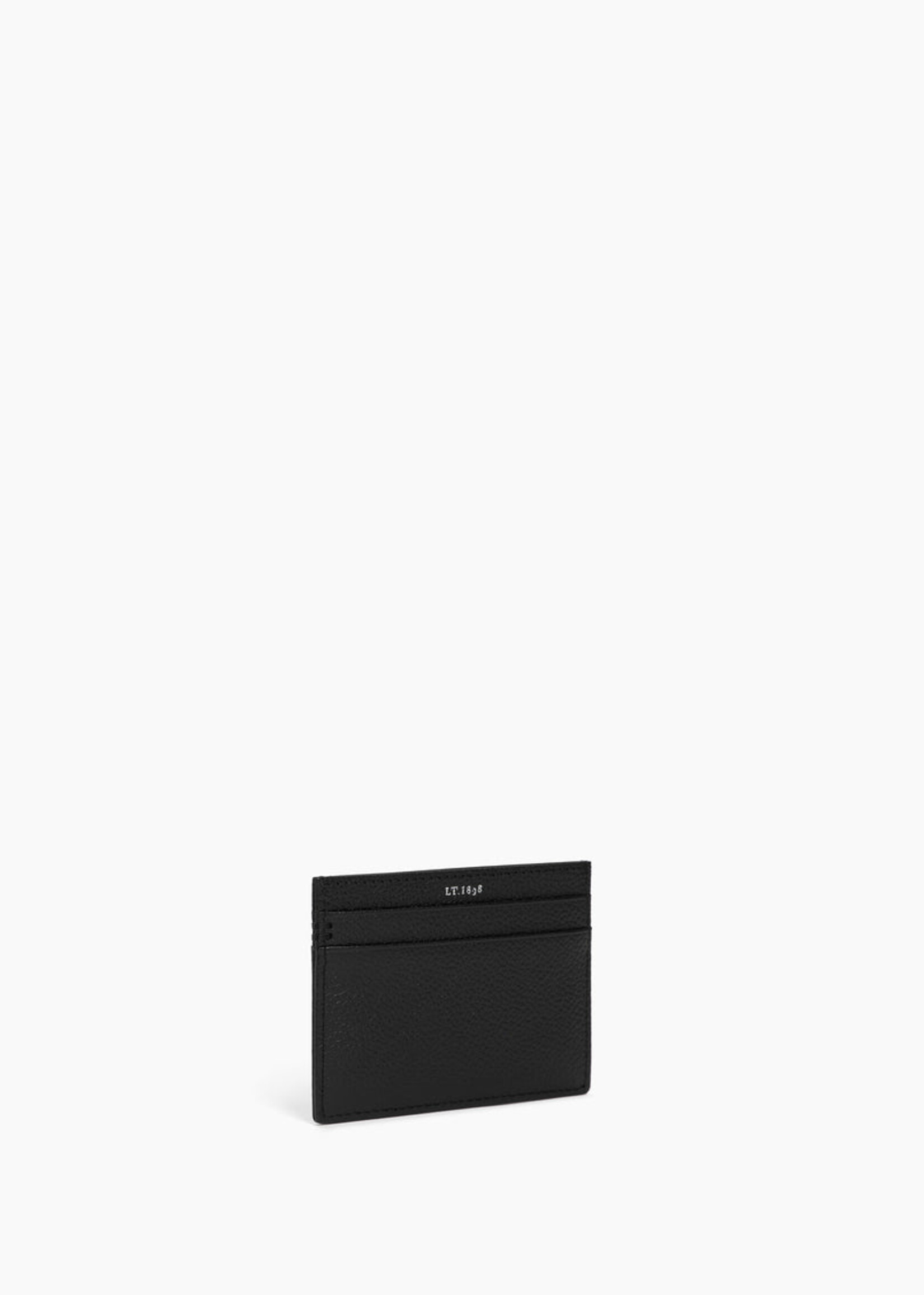Le Tanneur Kaarthouder Homme 4cc Grain Black