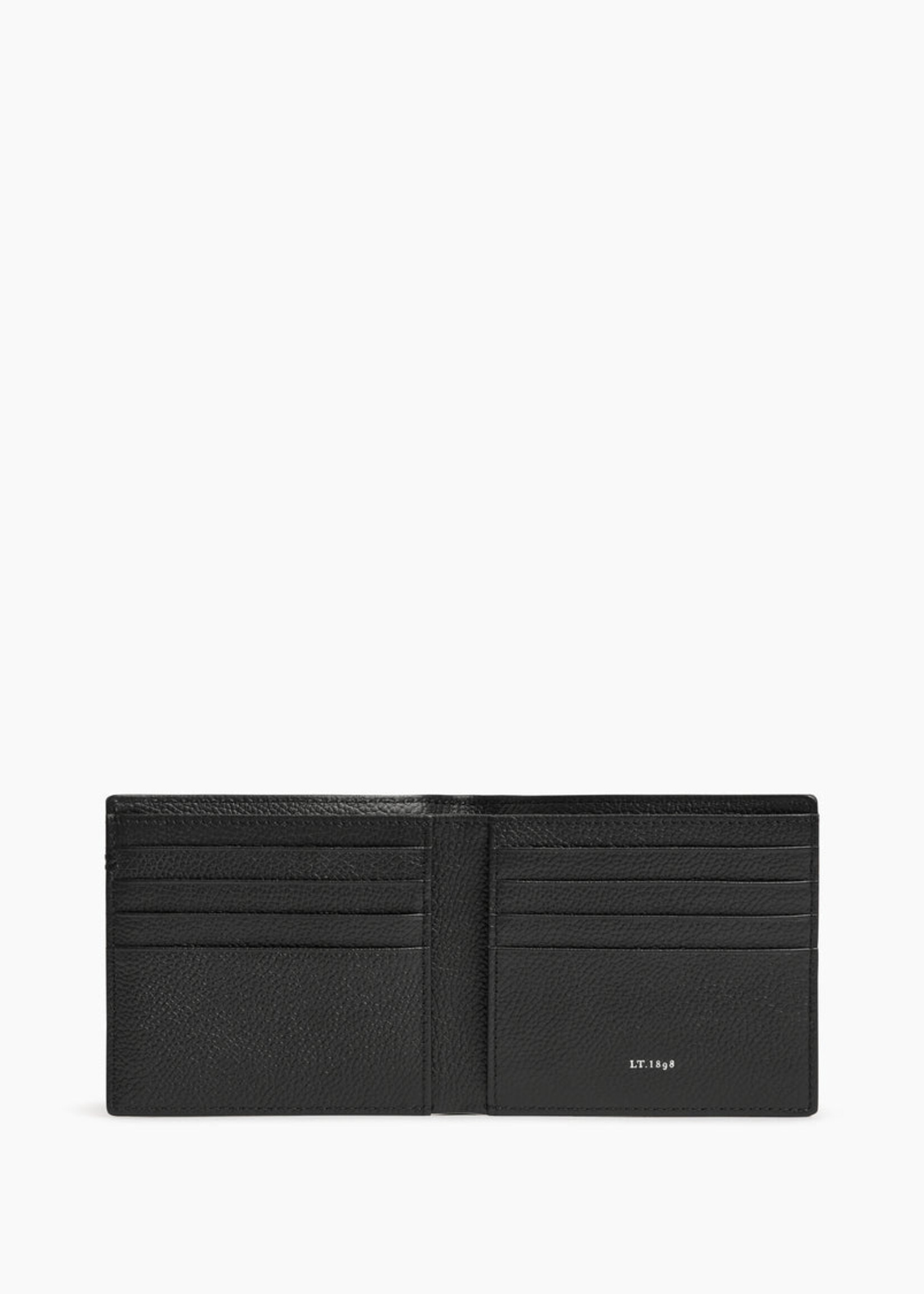 Le Tanneur Kaarthouder Homme 8cc Hor. Grain Black
