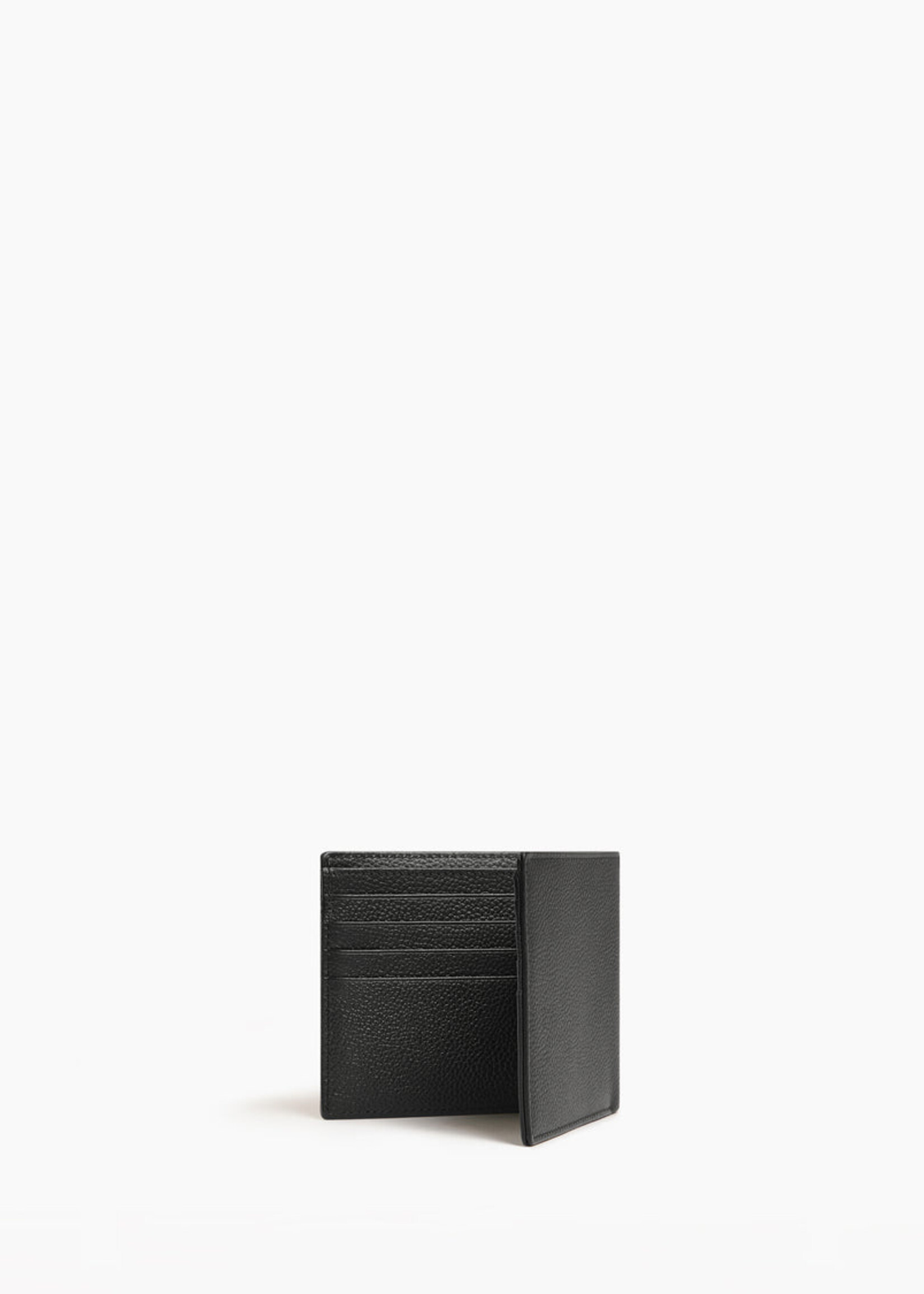 Le Tanneur Kaarthouder Homme 8cc Hor. Grain Black