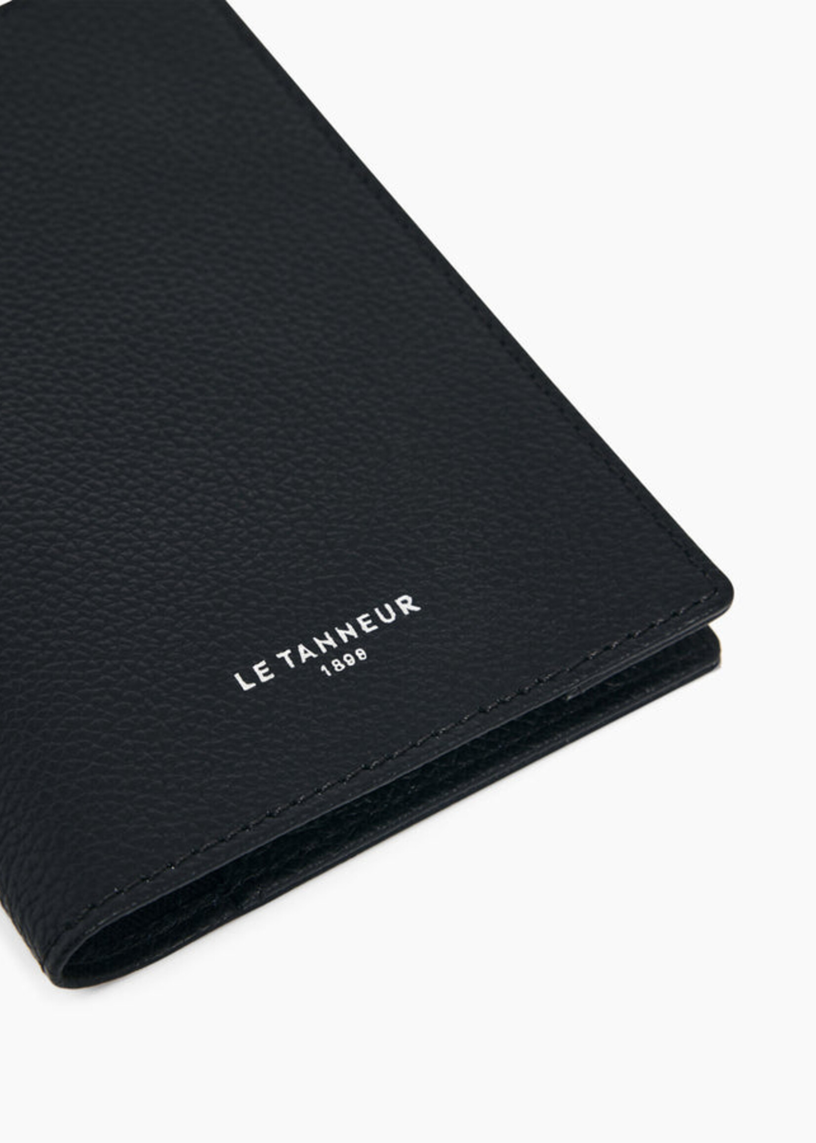 Le Tanneur Paspoort Homme Grain Black