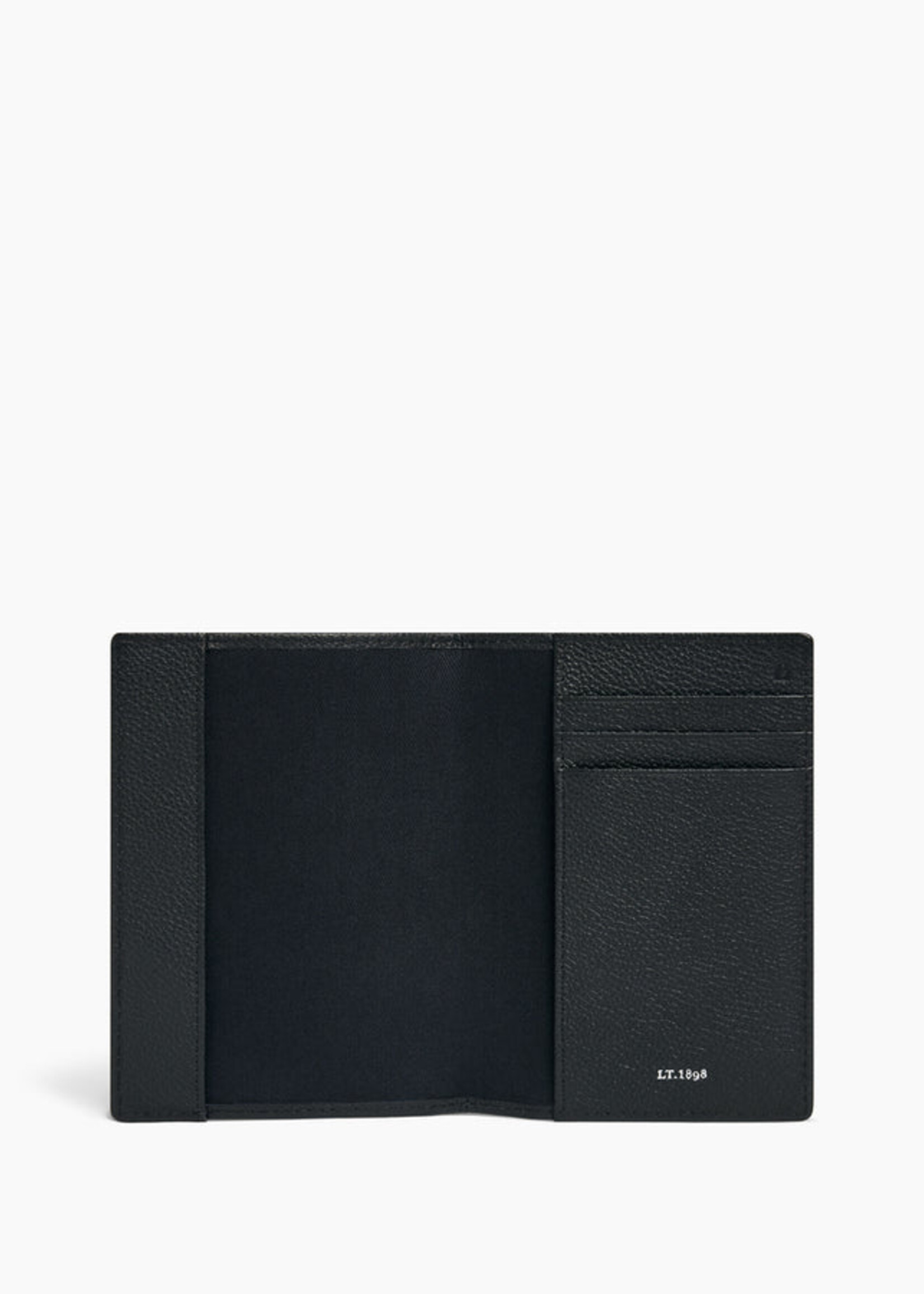 Le Tanneur Paspoort Homme Grain Black
