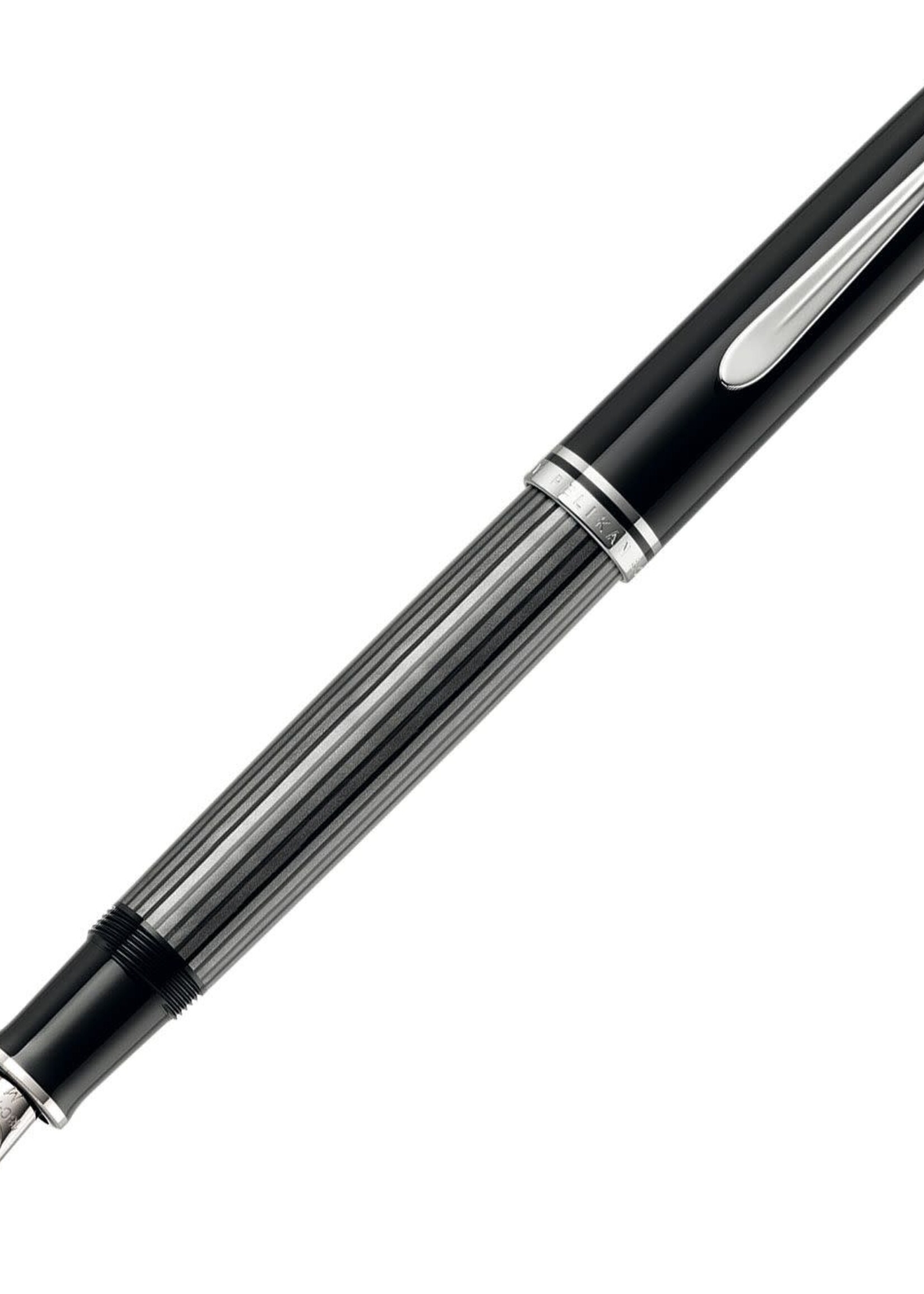 Pelikan Souverän M805 Zwart-Antraciet Vulpen 18K /750 F - Fijn
