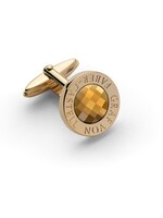 Graf von Faber-Castell Classic Manchetknopen Gold-Coated Citrine