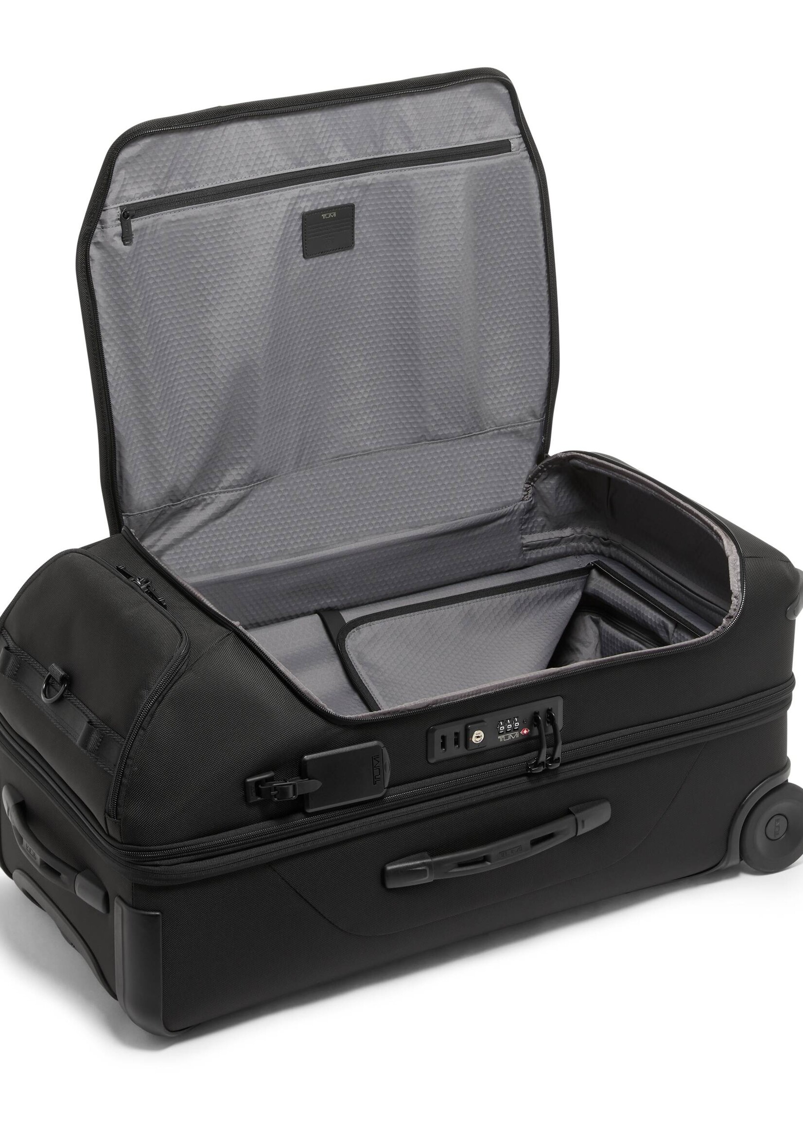 TUMI Alpha Bravo Uitbreidbare duffel op wielen met dubbele toegang - medium