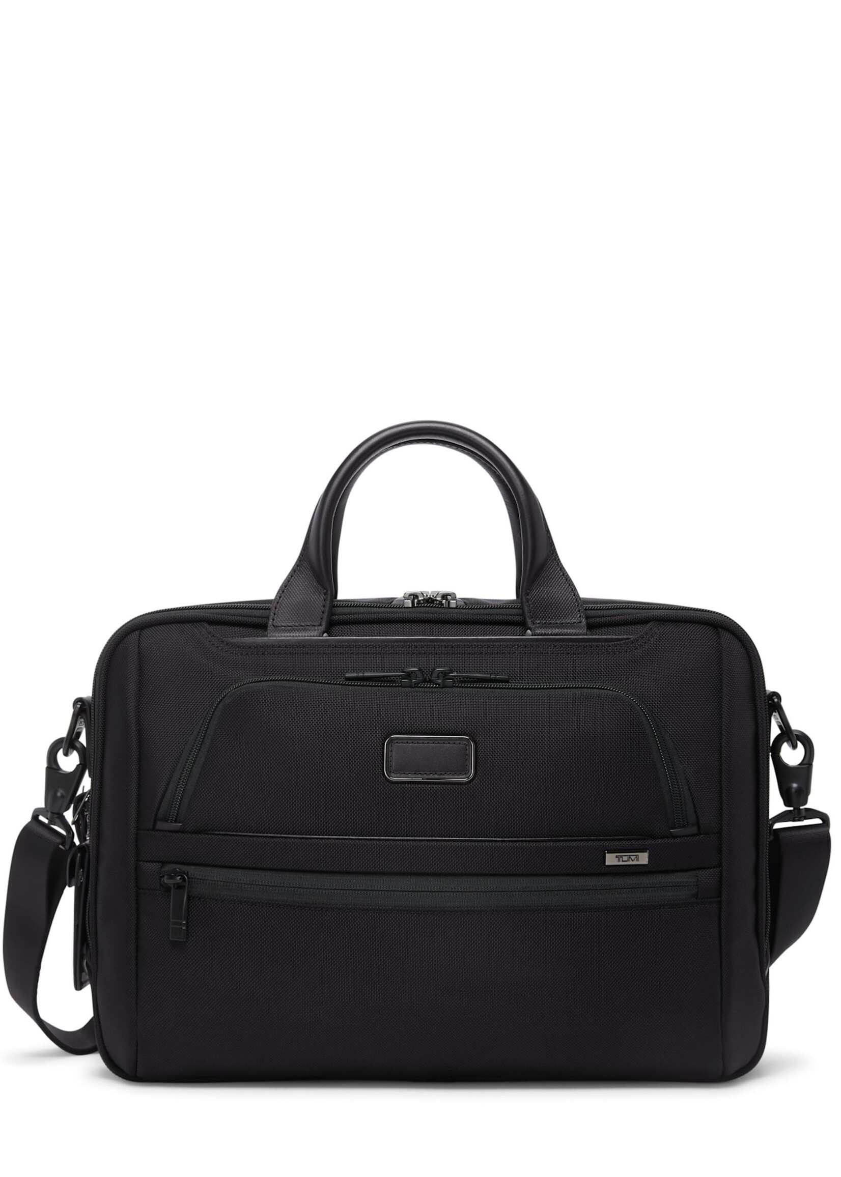 TUMI Tumi Alpha Black Leather Businesstas 15"