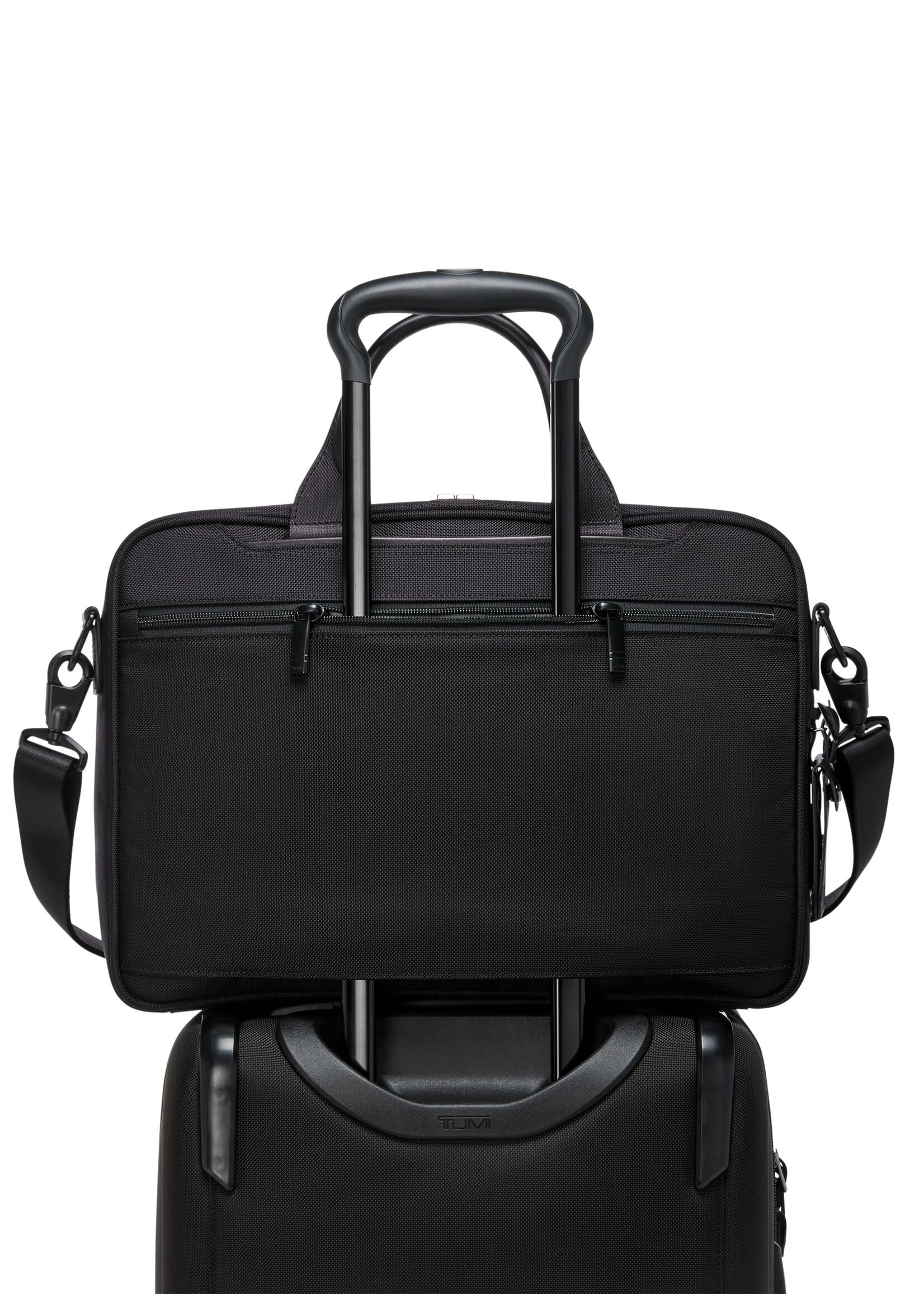 TUMI Tumi Alpha Black Leather Businesstas 15"