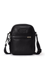 TUMI Alpha Black Leather Small CrossBody
