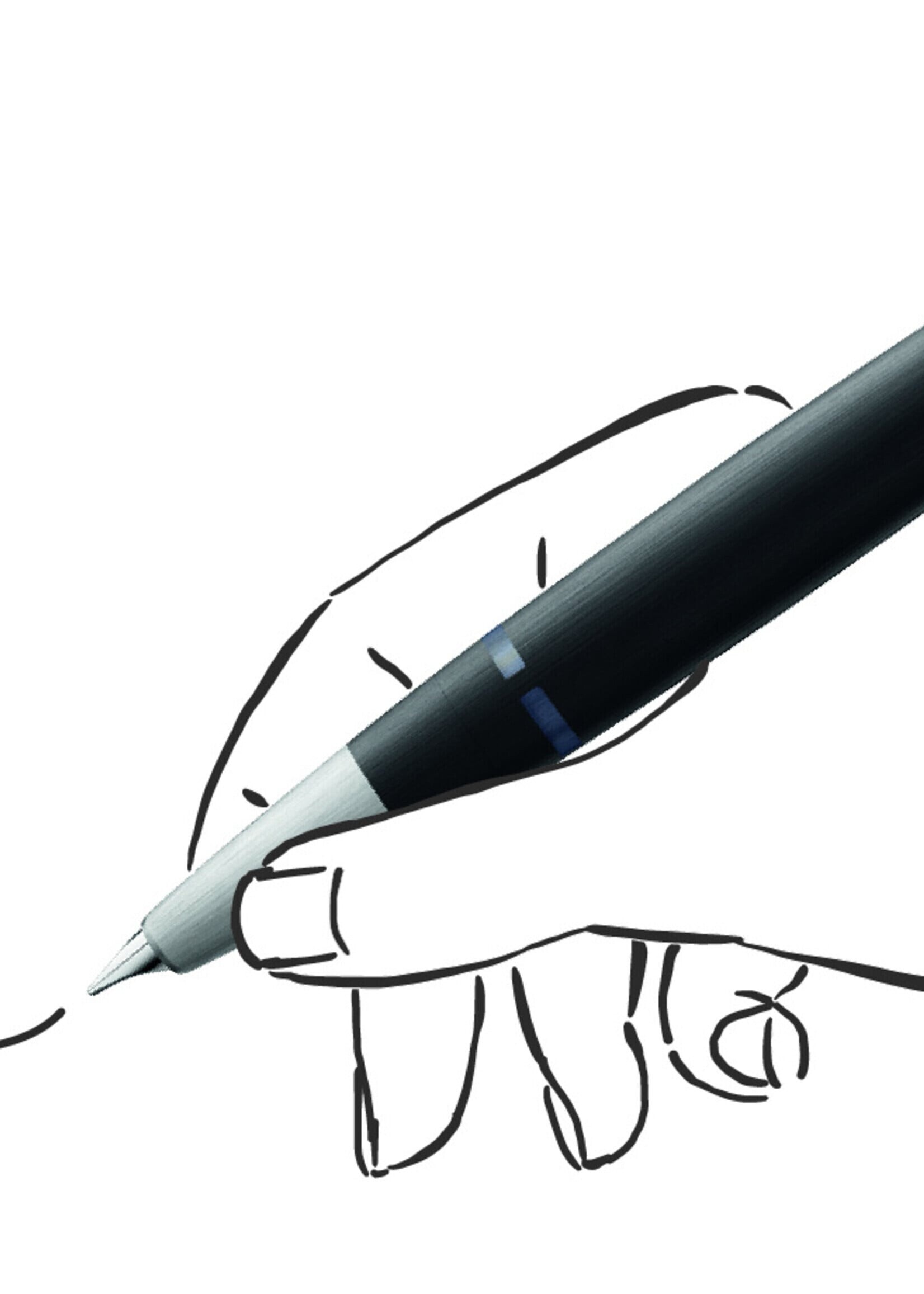 Lamy 2000/001 Carbon Black Vulpen 14KT Medium
