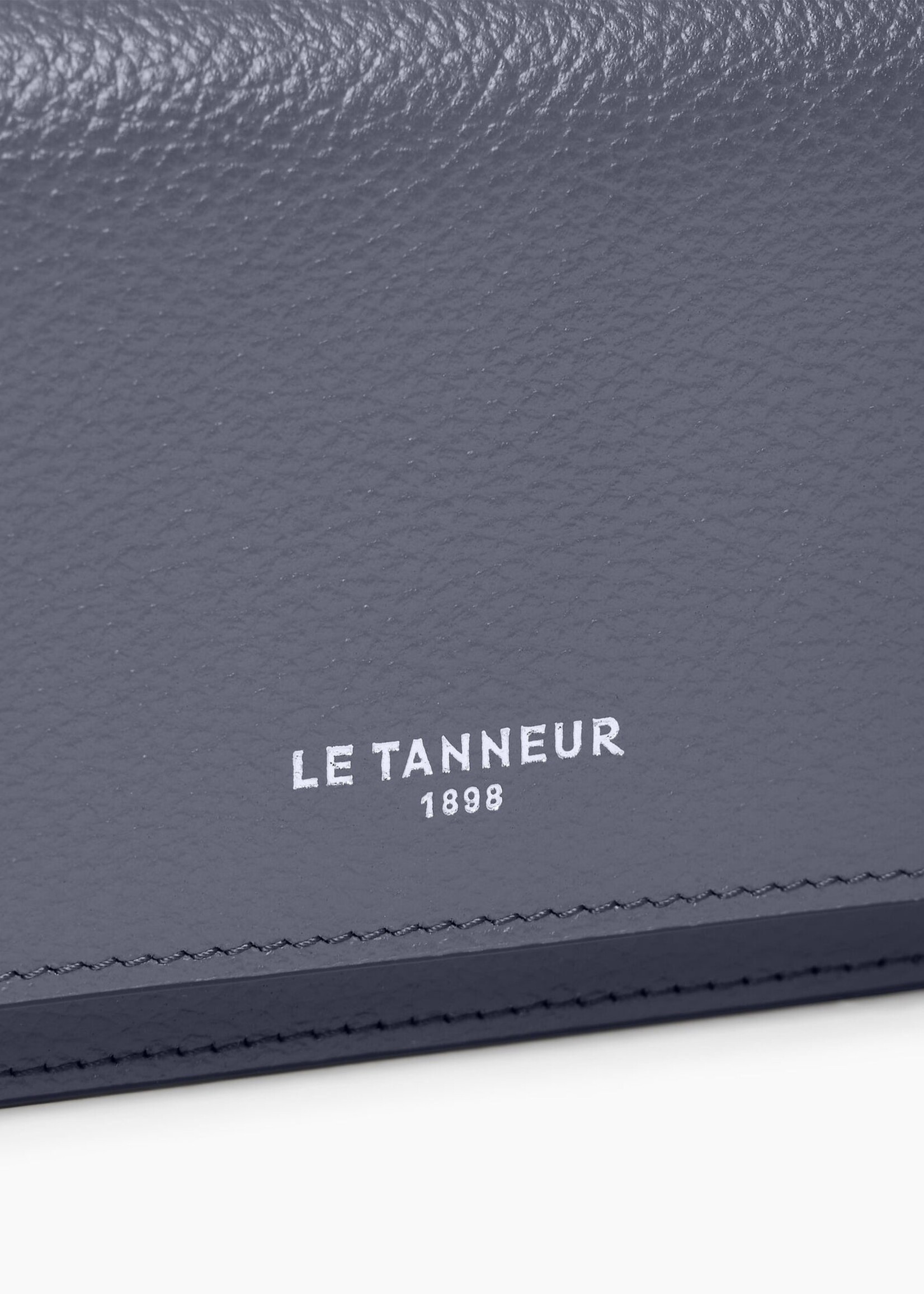 Le Tanneur Portefeuille Louison 6cc Bleu Acier