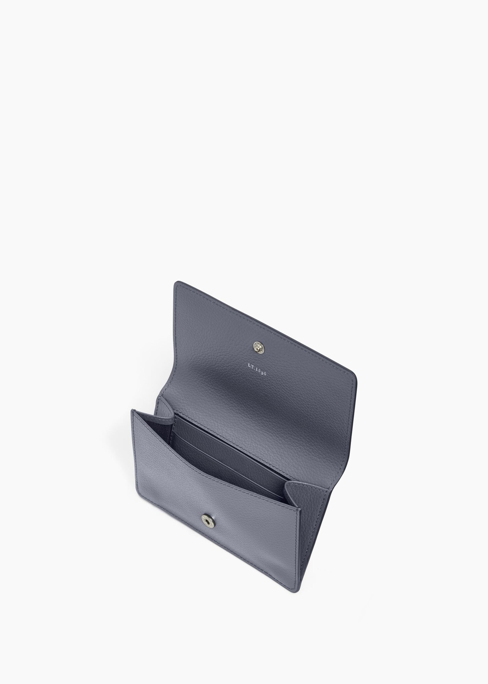 Le Tanneur Portefeuille Louison 6cc Bleu Acier