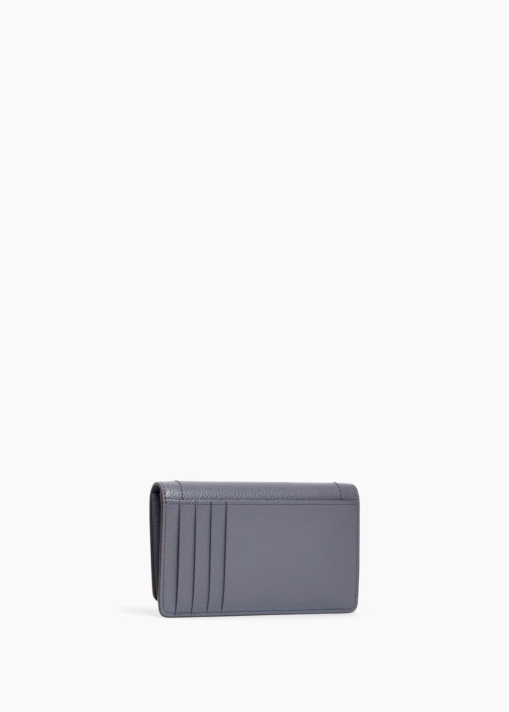 Le Tanneur Portefeuille Louison 6cc Bleu Acier