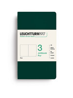Leuchtturm1917 Jottbook Pur Pocket Forest Green /3 Blanco