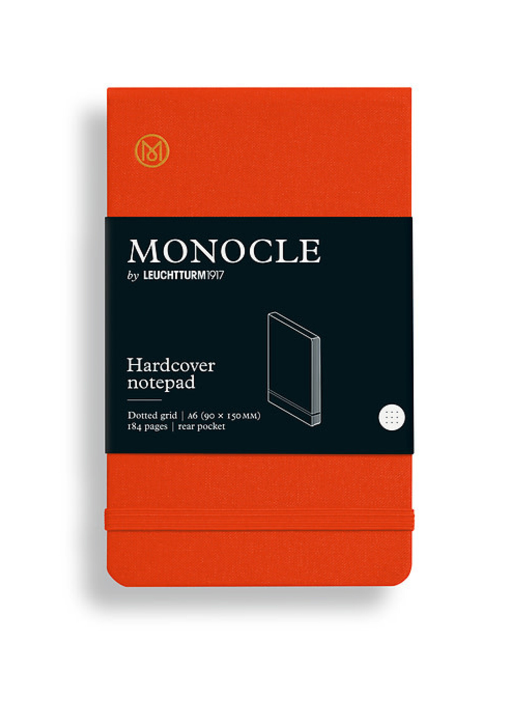 Monocle by Leuchtturm1917 Notepad A6 Hardcover - Mandarin dotted