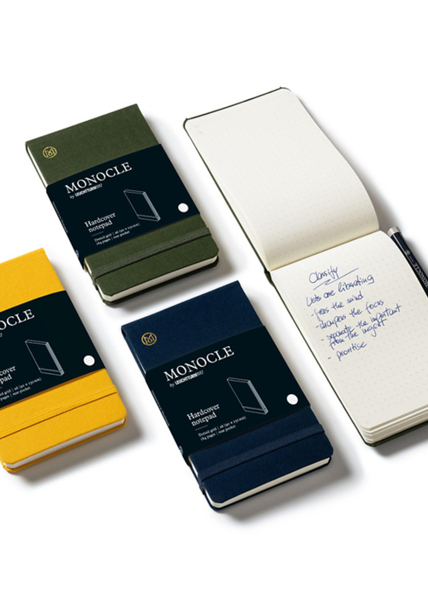Monocle by Leuchtturm1917 Notepad A6 Hardcover - Mandarin dotted