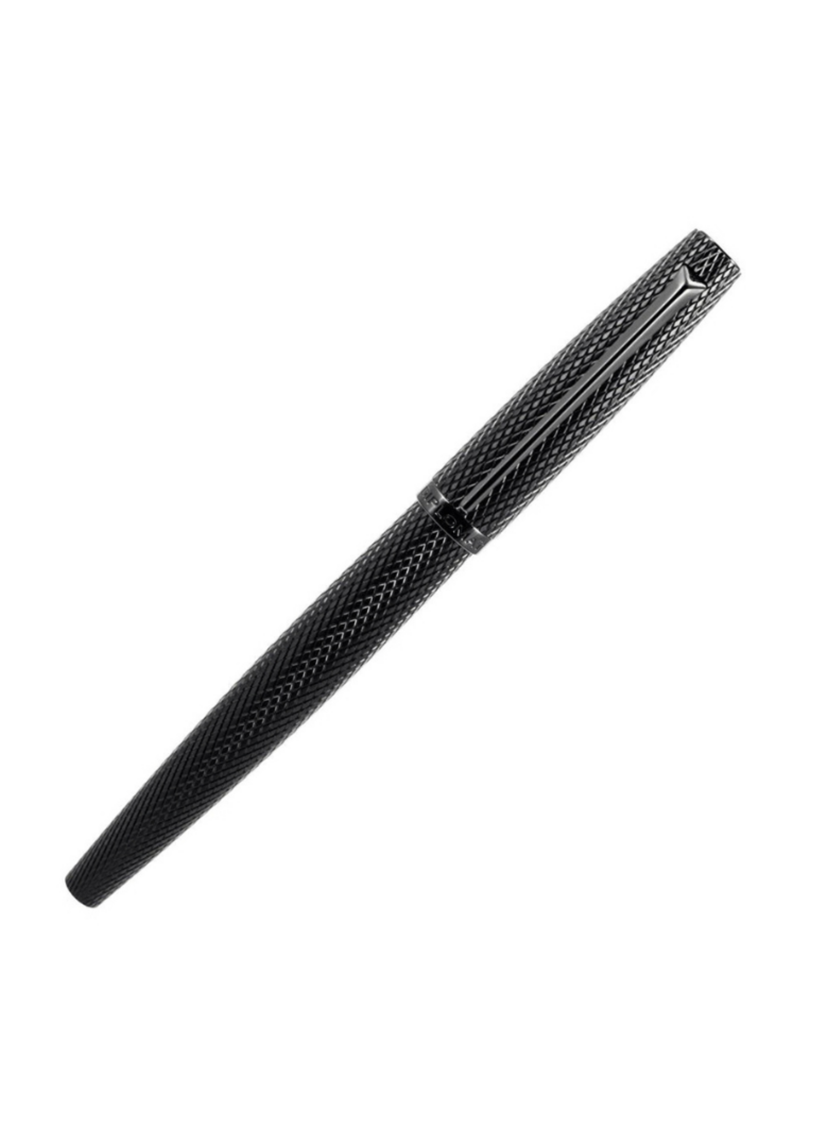 Diplomat Viper Guilloche Black Roller