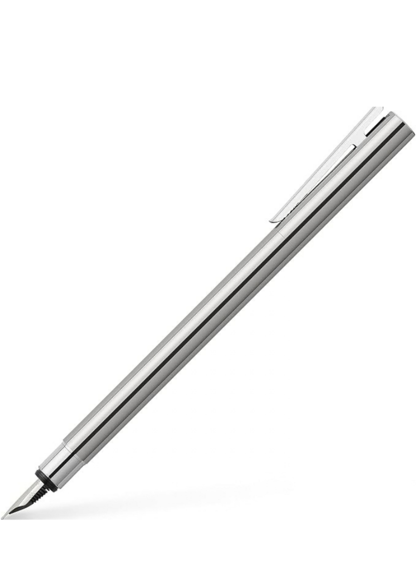 Faber-Castell Neo Slim Stainless Steel Shiny Vulpen