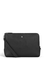 Montblanc Clutch Soft Grain Black