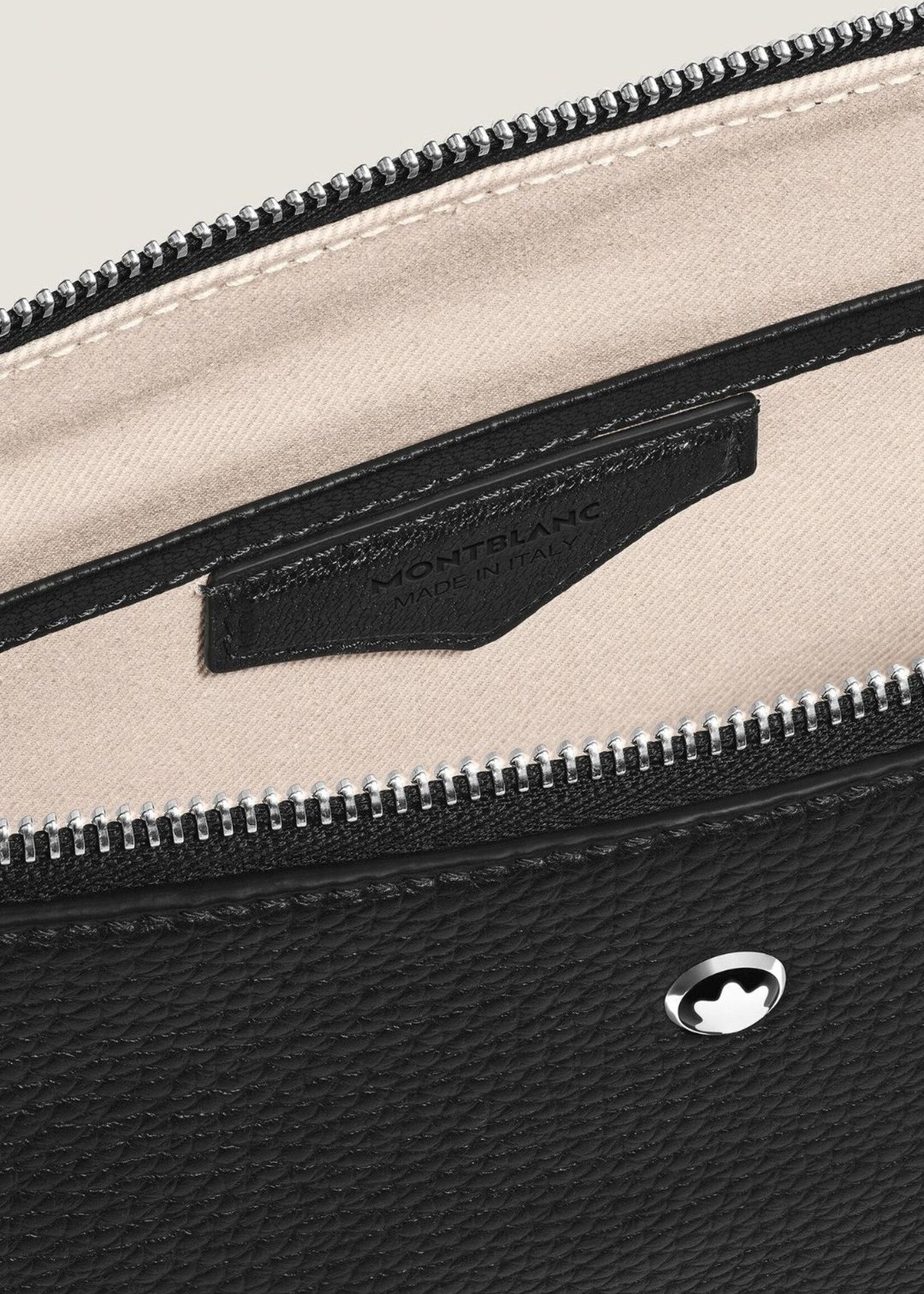 Montblanc Clutch Soft Grain Black