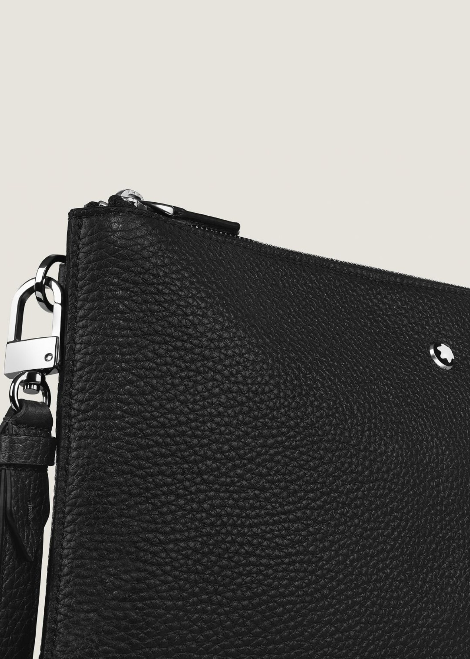 Montblanc Clutch Soft Grain Black