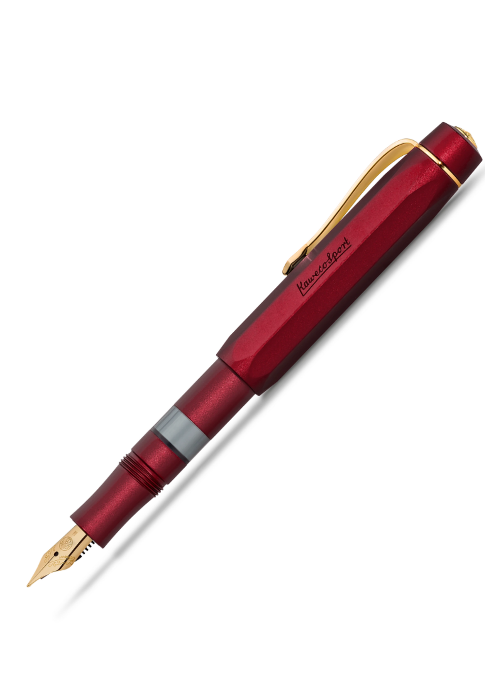 Kaweco Piston Al Sport Bordeaux M-Medium