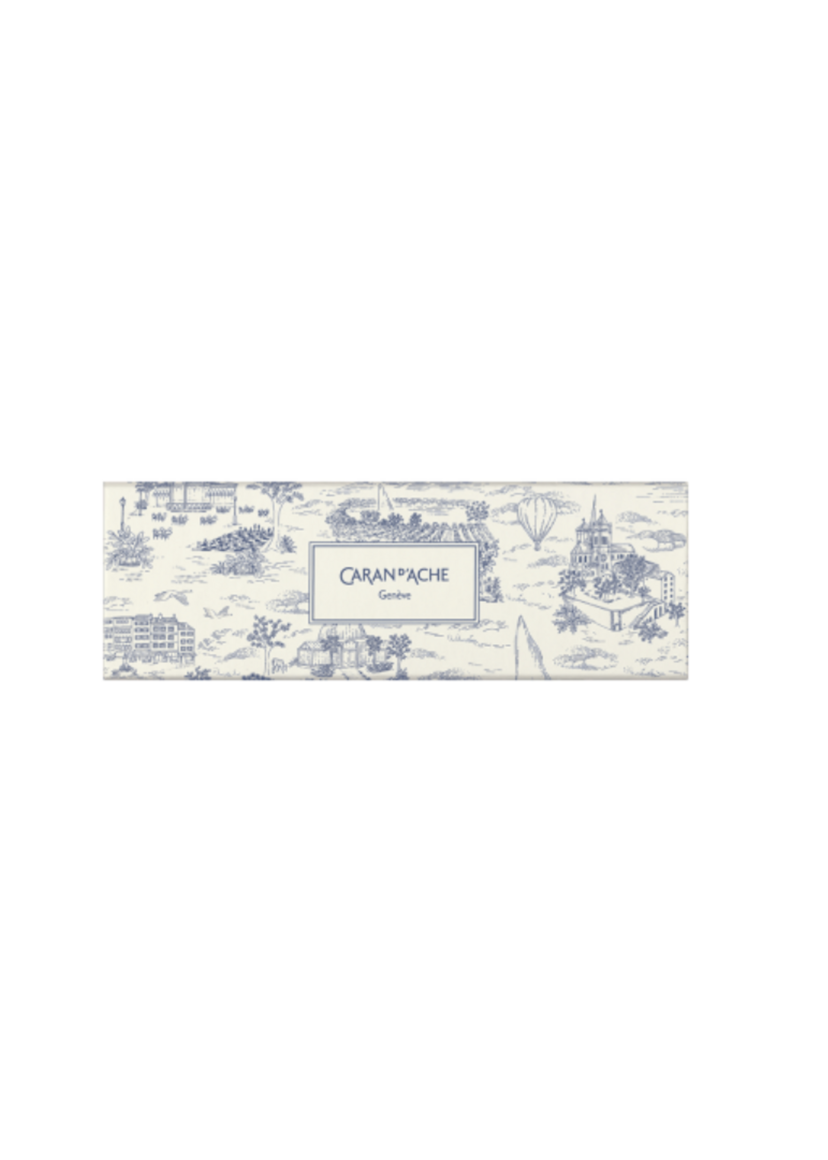 Caran d'Ache SE Set 849 White balpen / 844 Blue Vulpotlood 0.5 Xmas26