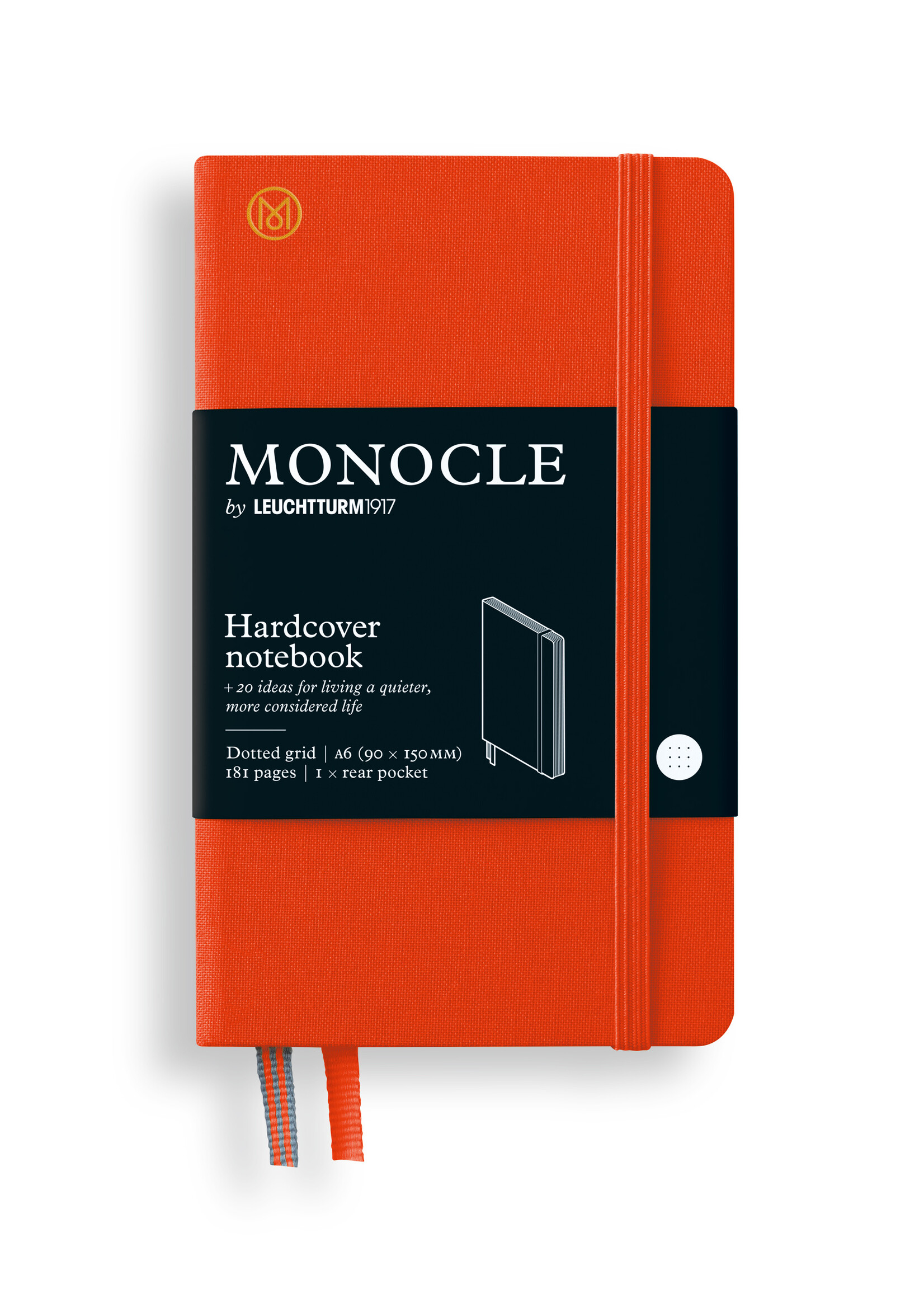 Monocle by Leuchtturm1917 Notebook A6 Hardcover - Mandarin dotted