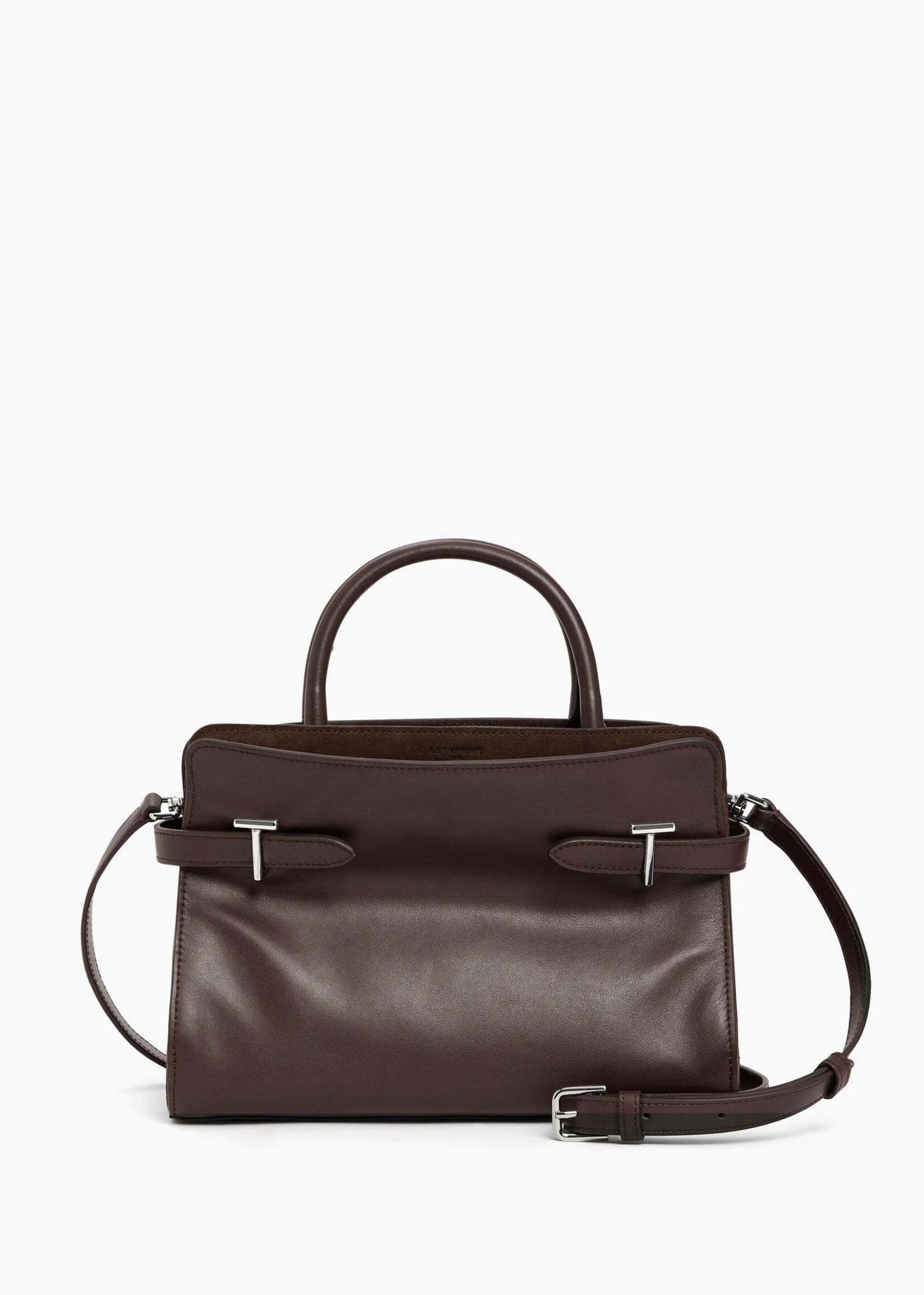 Le Tanneur Emilie grote Handtas O Casual Ebony Suede